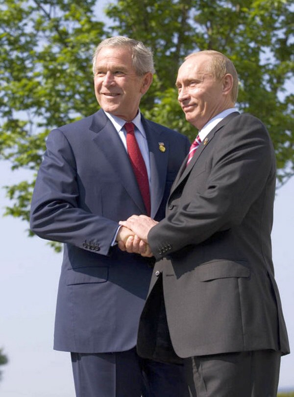 Putin und Bush