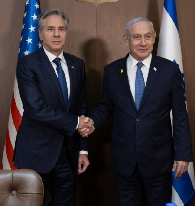 Antony J. Blinken und Benjamin Netanjahu