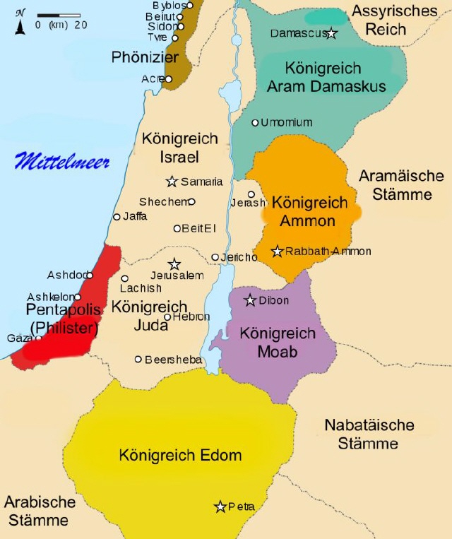 Karte der Königreiche