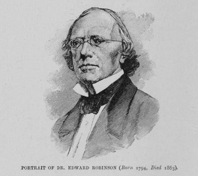 Edward Robinson (1794 - 1863)