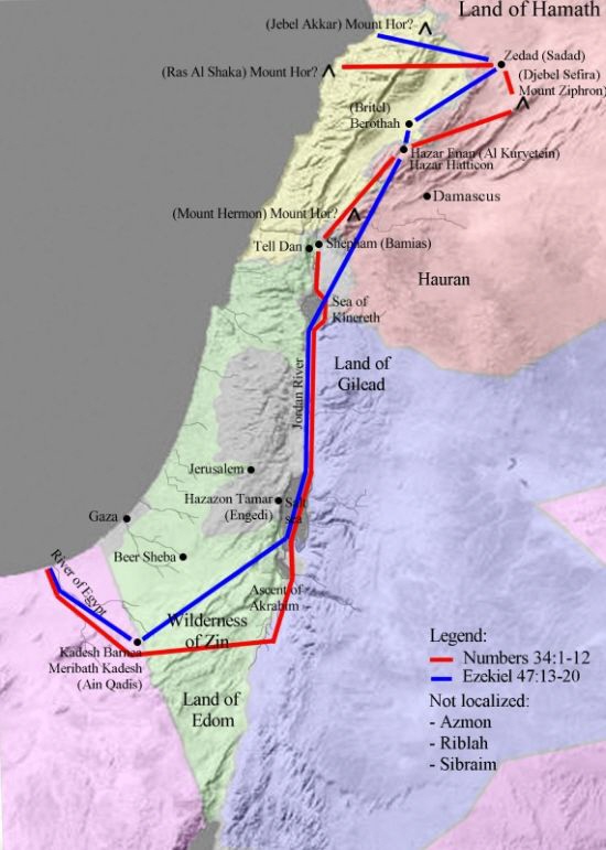 Israel - Karte AT